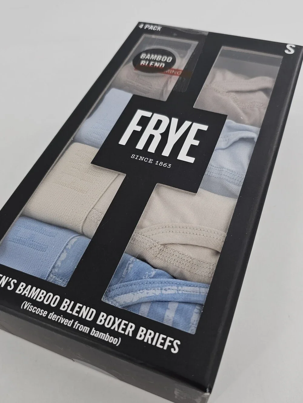 Frye Bamboo Blend Boxer Briefs 4 pack Men's Underwear